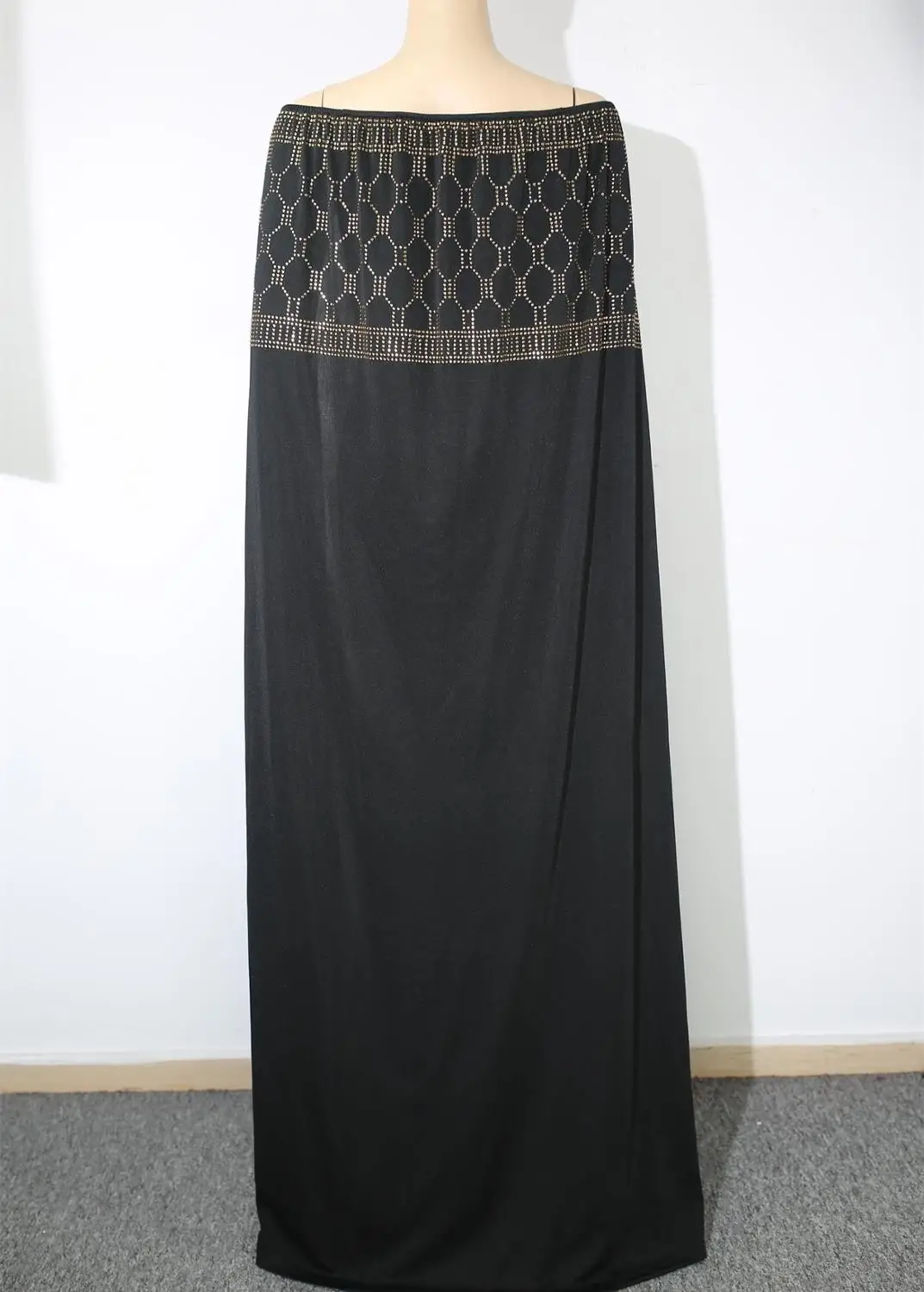 

African Design Beading Dashiki Dress Party Bat Sleeve Elegant Muslim Bazin Maxi Robe Gowns Broder Riche Sexy Loose Traditional