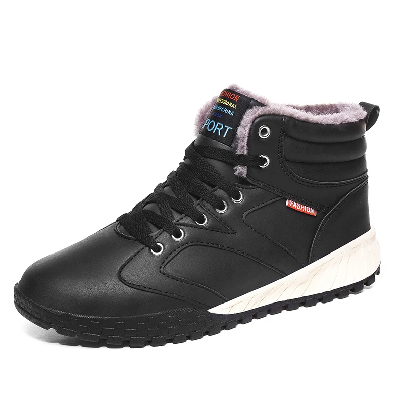 

Zapatos De Hombre/зимняя обувь; мужские кожаные ботинки в байкерском стиле; теплые зимние ботинки с мехом и плюшем; винтажные мужские повседневные б...