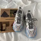 Кроссовки женские на платформе, массивная кожа, на шнуровке, толстая подошва, Вулканизированная подошва, повседневные, бежевые, черные, 2021