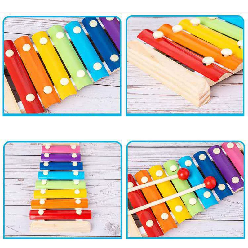 

Лидер продаж, деревянная игрушка в виде ксилофона с 8 вибрирующими цветными металлическими ключами, деревянными бусинами, лабиринтами, пода...