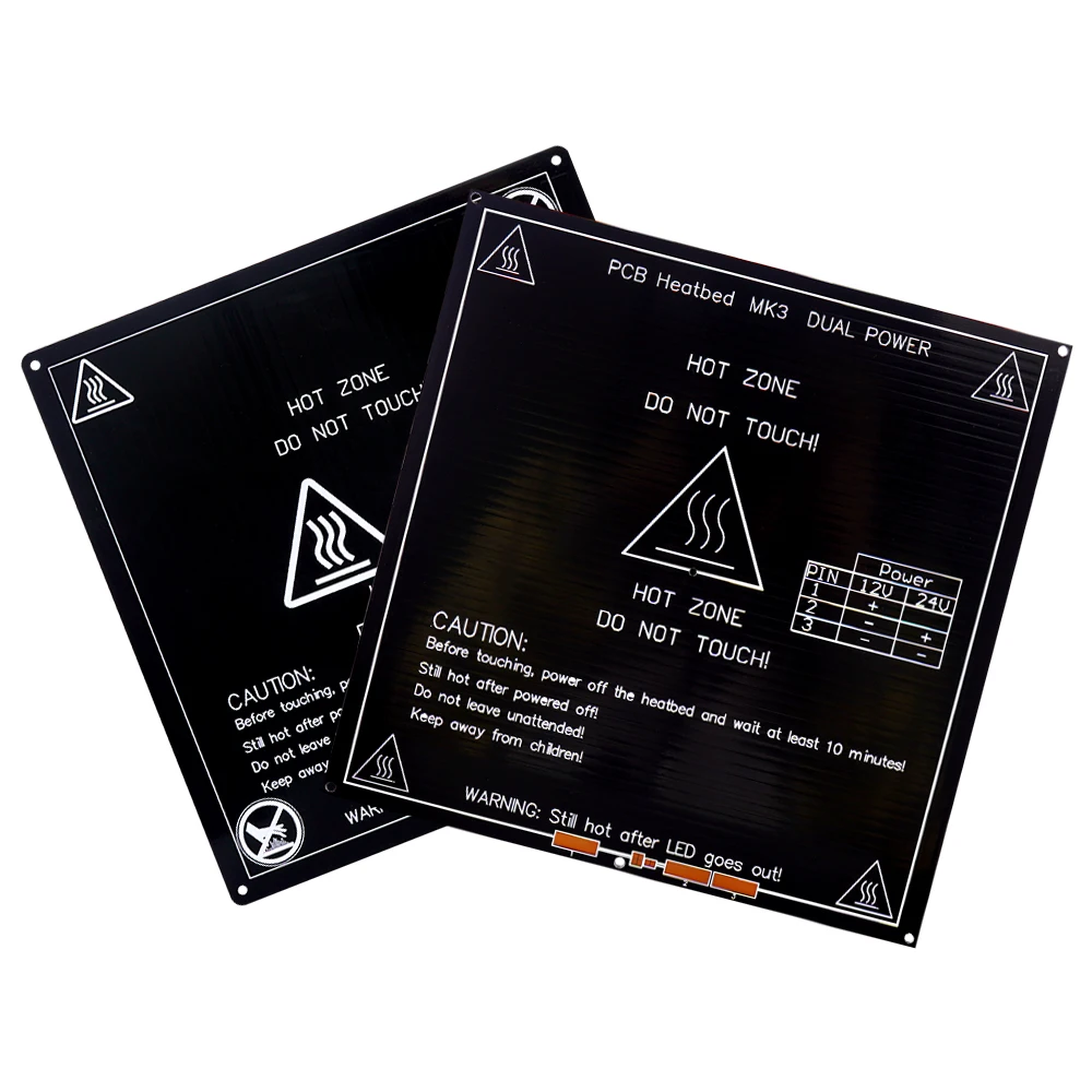 KINGROON 12V 24V MK2A MK3 Heated Bed Aluminum Heatbed 3D Printer Part HotBed 214x214mm 220x220mm image 5