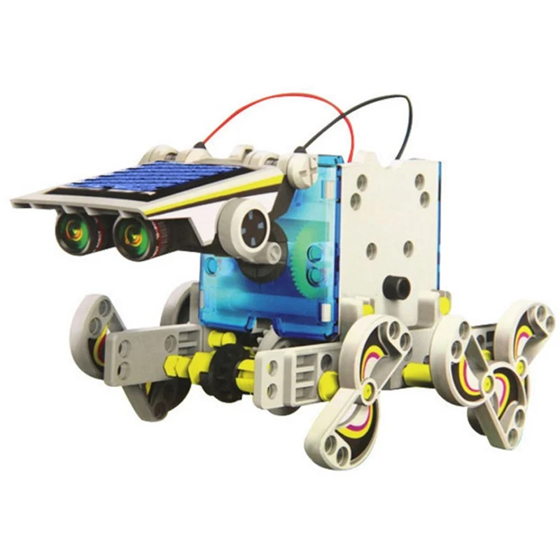 IN STOCK 13-IN-1 DIY Solar Puzzle Robot Kit Educational Assembling Toy Children Enlightenment Intelligence for | Игрушки и хобби