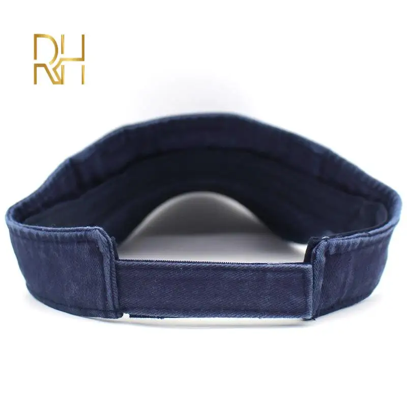 Легкая шляпа с вышивкой пустой верх козырек шапки регулируемая Потертая