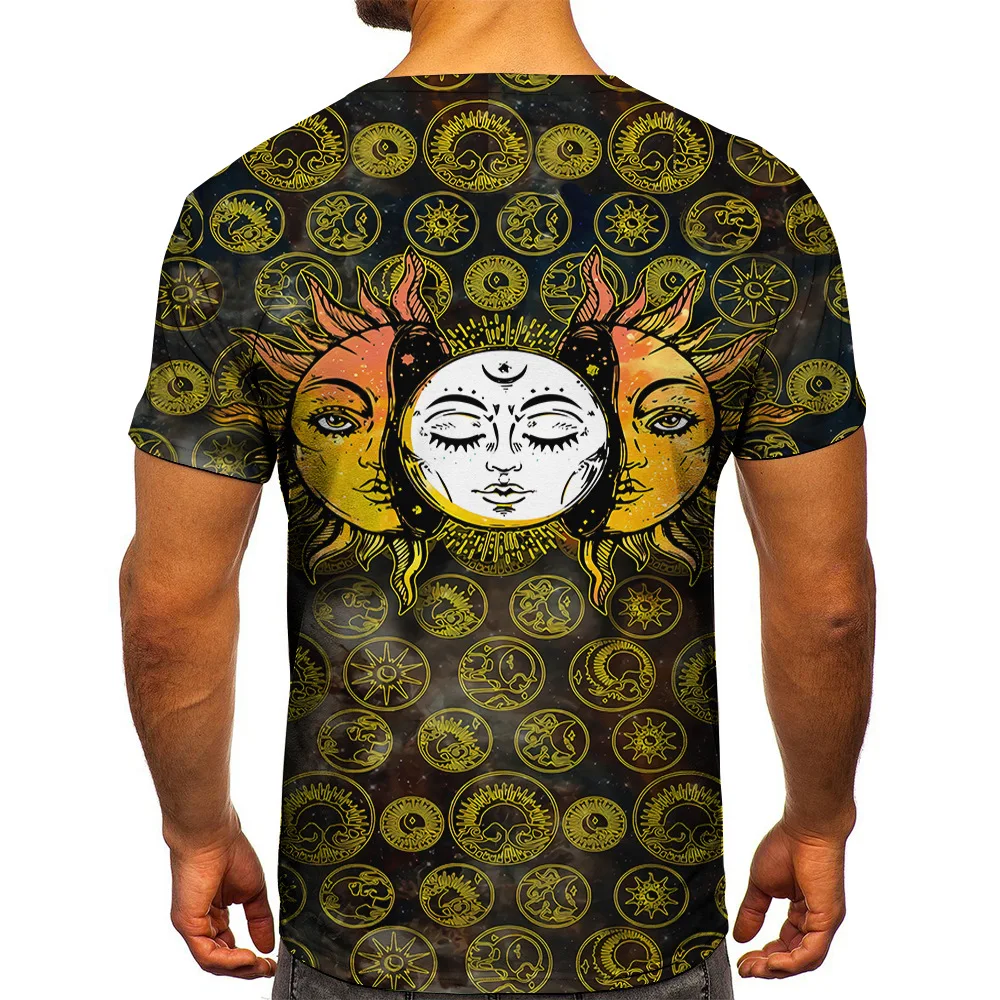 

Summer new style Print 3D Personality T Shirts Men Personality street Tops Male Oversized Tops Tees