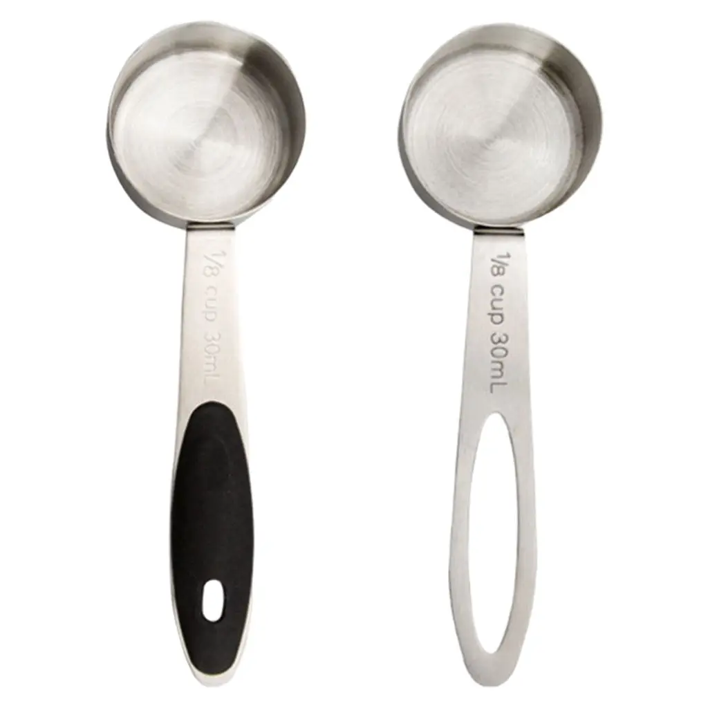 

Stainless Steel Coffee Measuring Scoop Spoon Ground Beans Milk Powder Measuring Kitchen Supplies