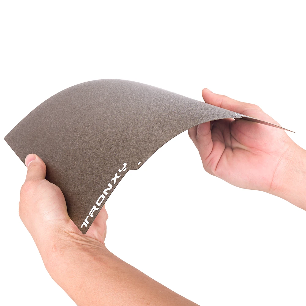 Tronxy 3D Printer 220*220mm 255*255mm Spring Steel Sheet Pre-applied PEI with Flex Magnetic Base Sticker for Hot Bed heatbed