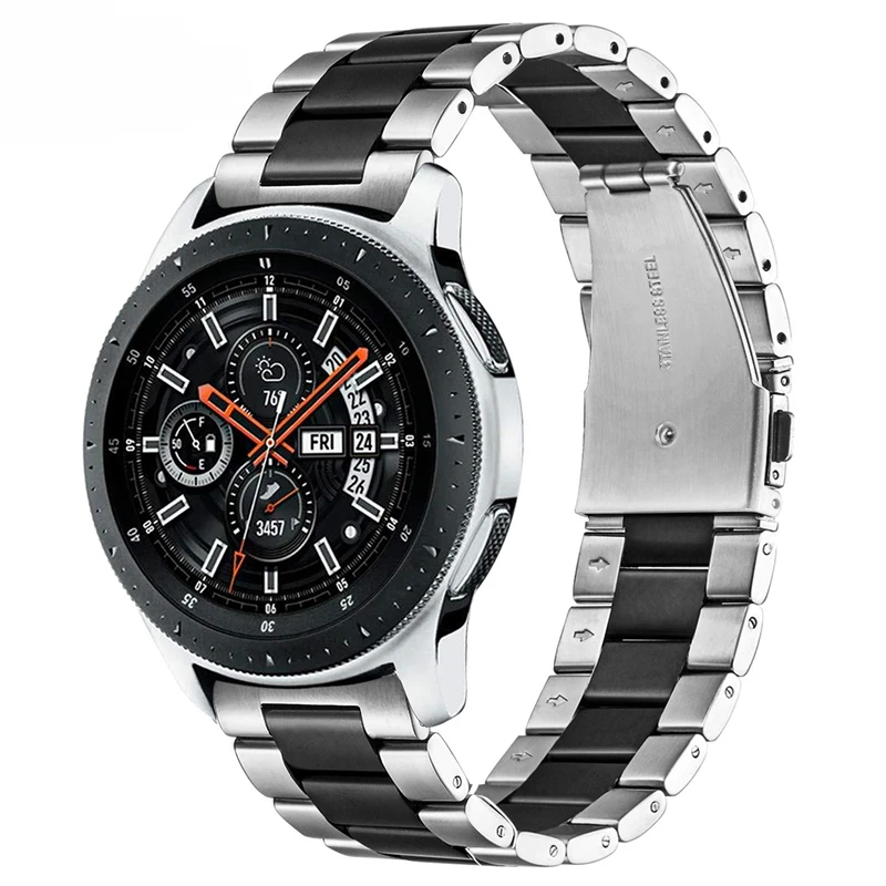 Ремешок для Galaxy Watch Active 2 40 мм 44 мм 20 мм металлический браслет из нержавеющей стали ремешок на запястье для samsung Galaxy Watch active2