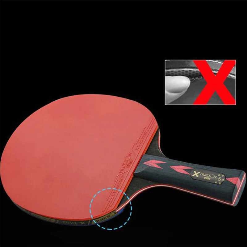 2Pcs New Upgraded Carbon Table Tennis Racket Set Super Powerful Ping Pong Bat For Adult Club Training | Спорт и развлечения