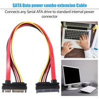 715 pin serial sata data power combo extension cable 1pc serial power adapter cable hot selling ta sata to hdd cable