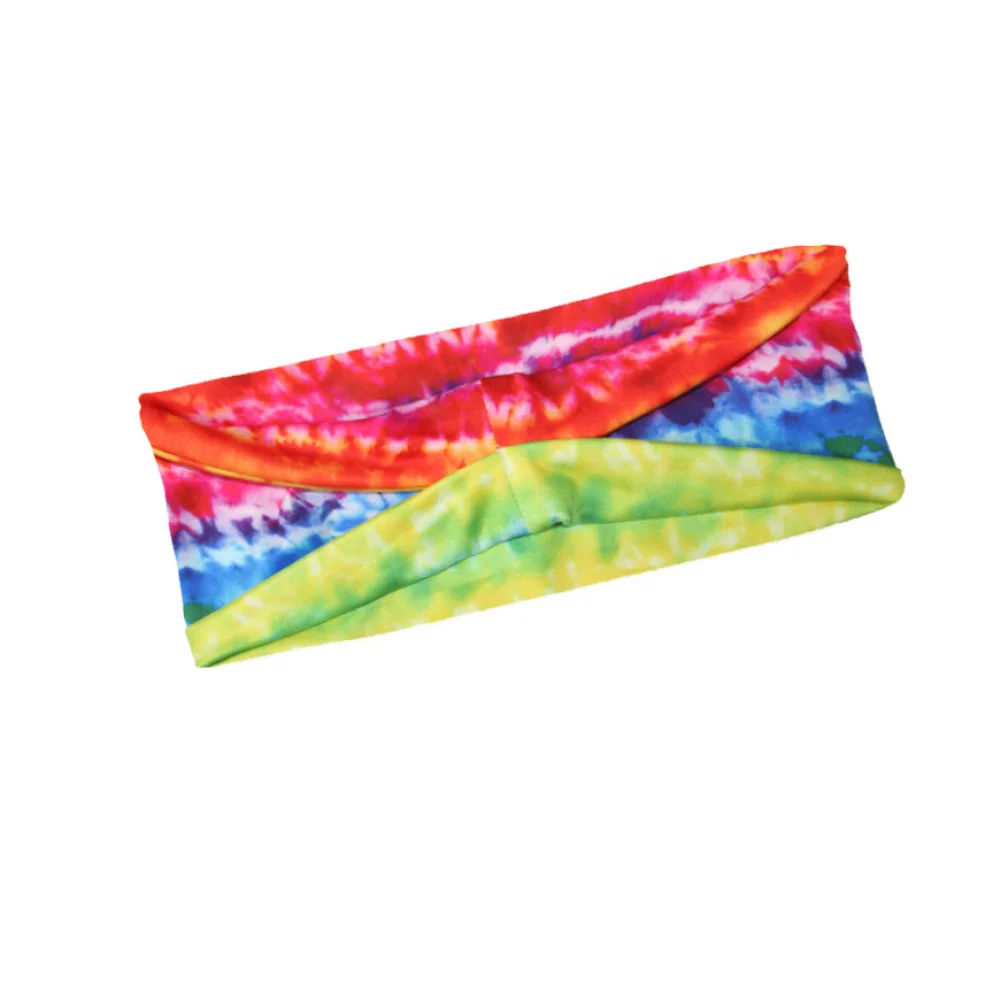 

Headband Fashion Sweat Absorption 1 Piece Hair Band Cotton Man Fitness Elastic Sports Hair Accessories Female Yoga 2020 Hot Sale