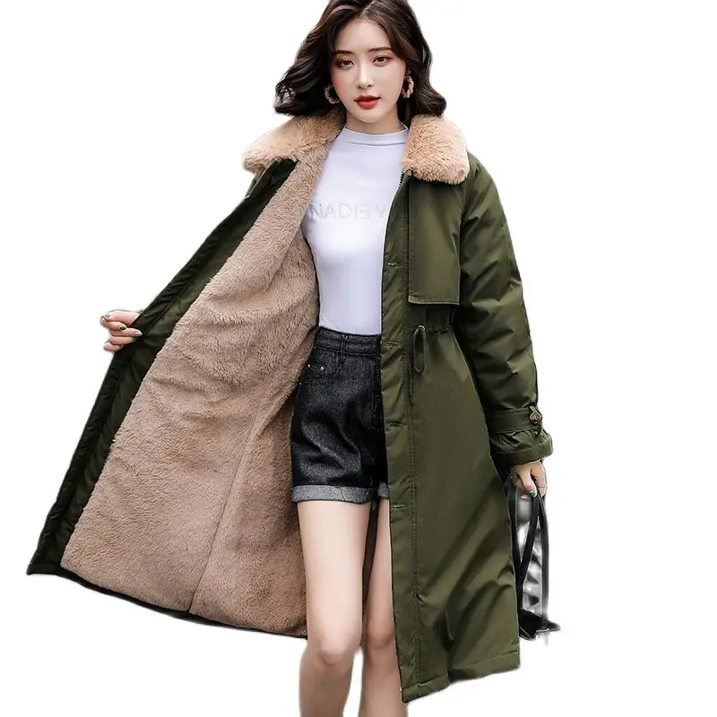Модные женские пальто зима 2021 Корейская версия для самостоятельного