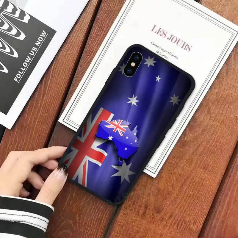

Australian flag design fashion pattern Phone Case for iPhone 11 12 mini pro XS MAX 8 7 6 6S Plus X 5S SE 2020 XR