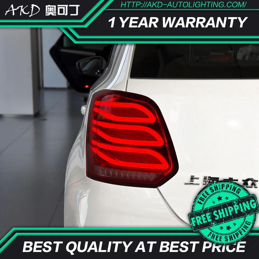 АКД автомобильного тюнинга задних фонарей для VW POLO 2011-2017 сигнальных огней