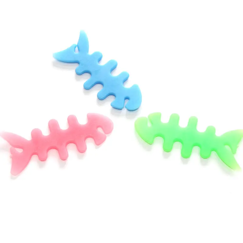 

10pcs/set Cute Cartoon Cable Winder Headphone Earphone Cable Wire Organizer Cord Holder