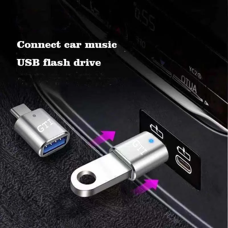 

Автомобильный конвертер данных Type C на USB для VW Golf 7 Jetta MK7 VII MK7 Golf 7,5 GTI R Touran, автомобильные аксессуары