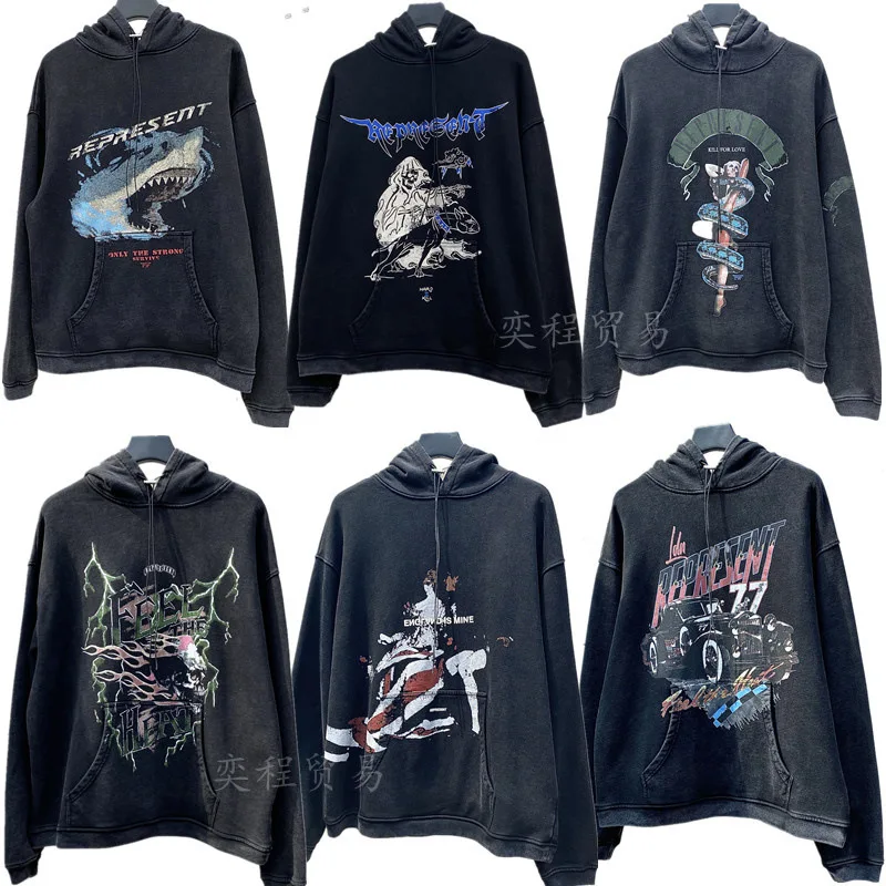 

Толстовка Оверсайз женская с принтом в стиле хип-хоп