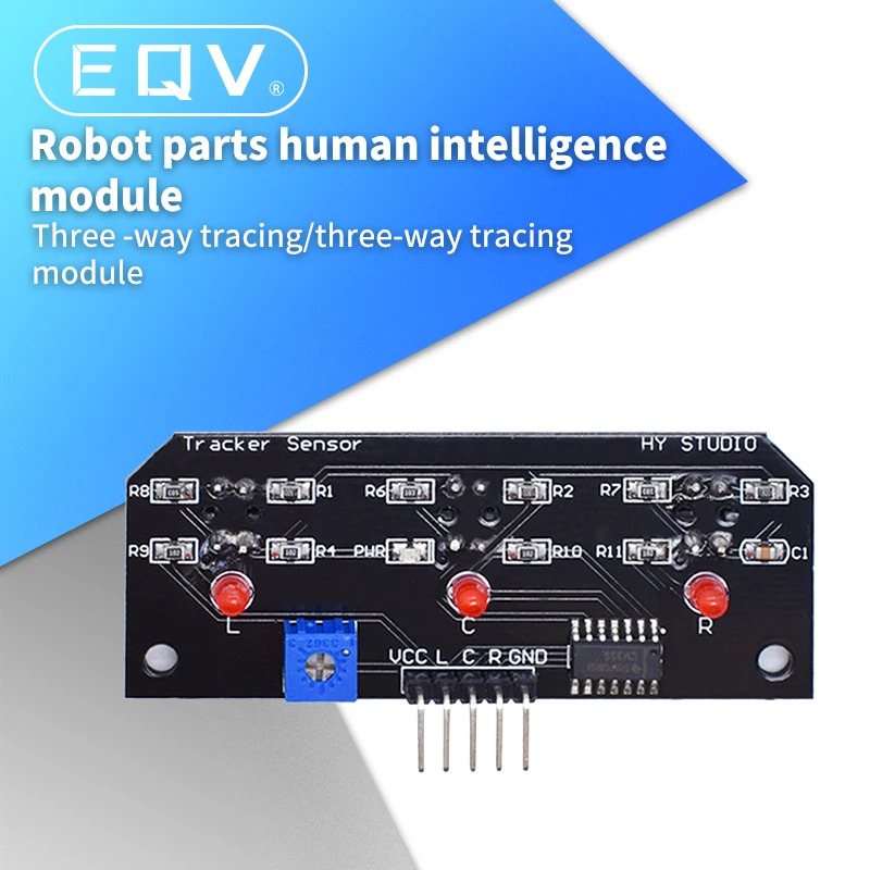 DC 5V 3 Channel Infrared Line Tracker Sensor Module Trio Detector Output TCRT5000 10mm Distance For Robot Kit AVR/ARM/PIC - купить по