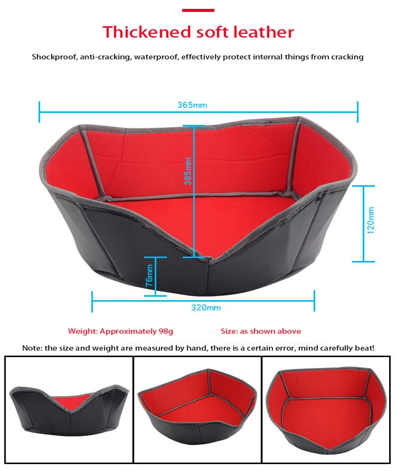 

Motorcycle Trunk Electric Car Trunk Enlarged Capacity Safety Thickened Battery Pedal Storage Kit Universal Luggage Trunk