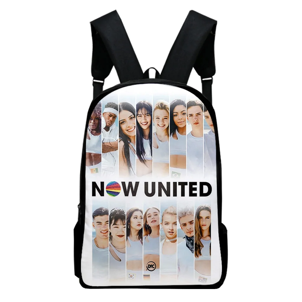 

Now United sakura Leisure simple large capacity zipper Student Backpack