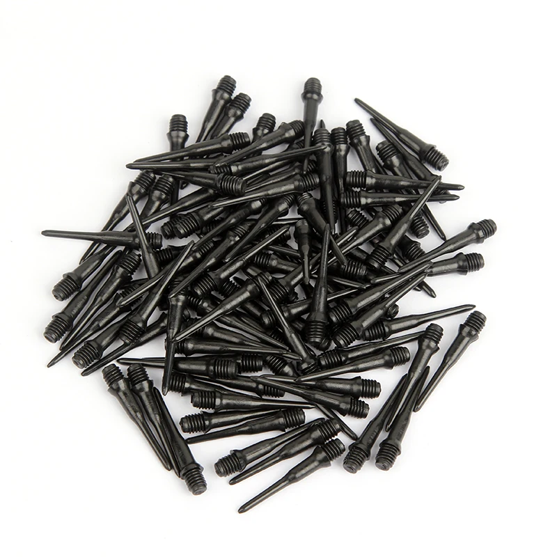 100 шт. 27 мм черные Дартс Валы мягкие наконечники трубы профессиональные