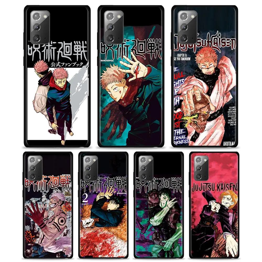 

Hot Anime Jujutsu Kaisen Yuji Case for Samsung Galaxy Note 20 10 Plus Cover for Samsung Note 8 9 10 Lite 20 Ultra 5G Funda Capa