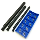 Держатель внутреннего токарного инструмента S08K S10K S12M S14N S16Q, Алюминиевая Вставка DCGT070204, режущая вращающаяся пластина с ЧПУ