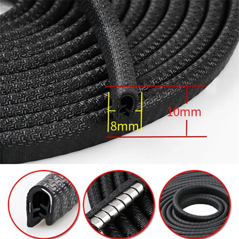 1M Built-in Steel Car Door Strip for insignia vw golf 4 ford focus 3 mondeo mk3 h7 opel zafira b alfa romeo 159 w5w |