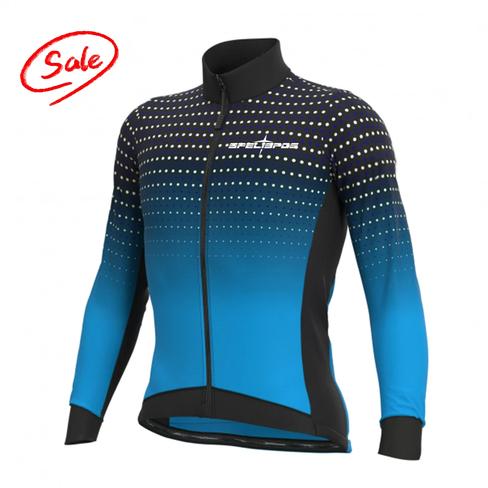 Новинка 2021 Весенняя и зимняя теплая флисовая футболка для горных велосипедов