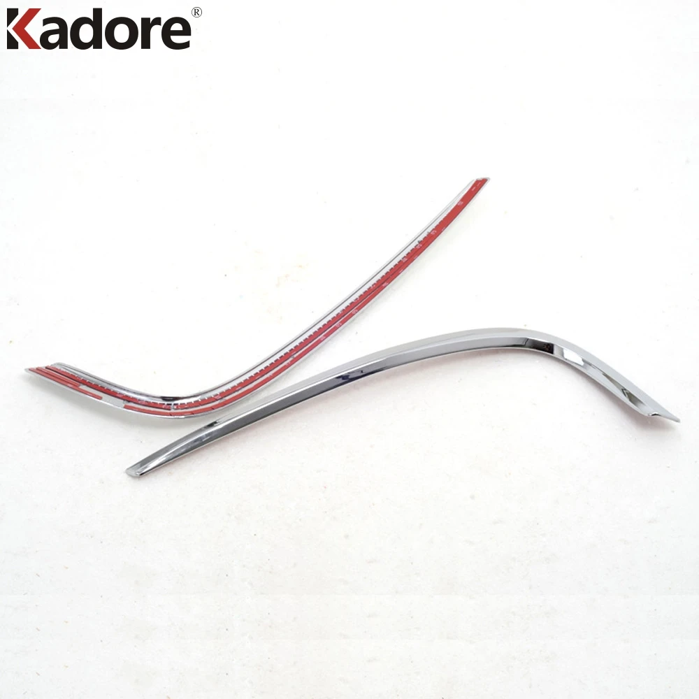 Абс хромированная Защитная панель для переднего отделка противотуманная крышка