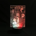 Корзина для фруктов с дистанционным управлением японское аниме Манга цветная доставка Двухцветная светодиодная подсветка двухцветная 3D лампа для дома для детей