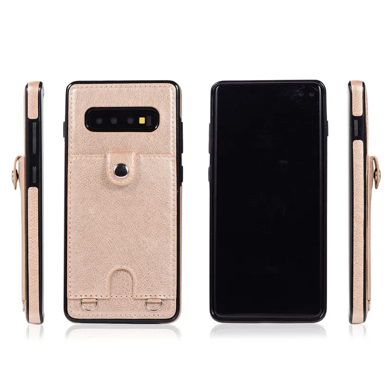 Модный, с длинным ремешком кожаный бумажник чехол для samsung Galaxy S10 S9 S8 плюс S10e Note 8 9 S7 края с слот для карт мульти-функциональный