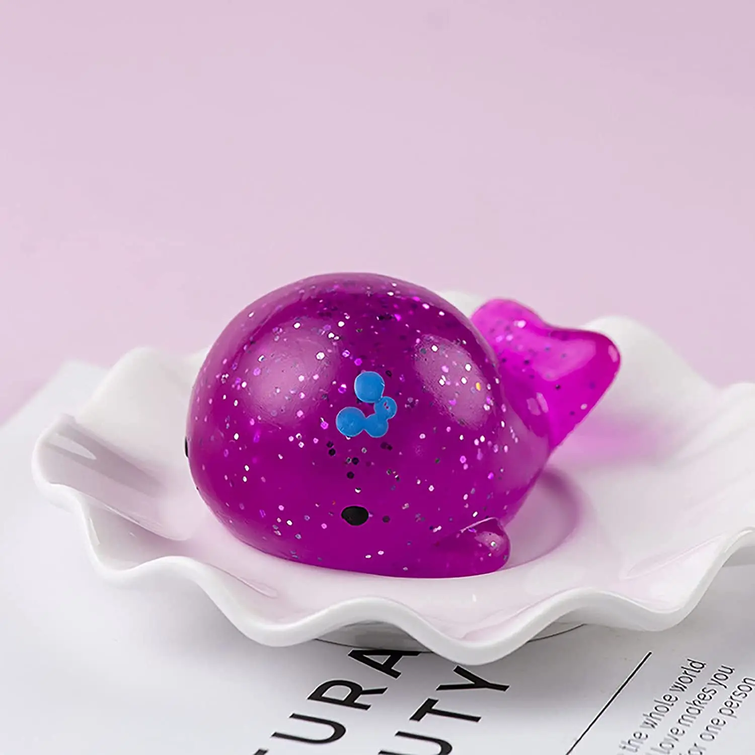 Большая мягкая игрушка-антистресс с блестками Mochi | Игрушки и хобби