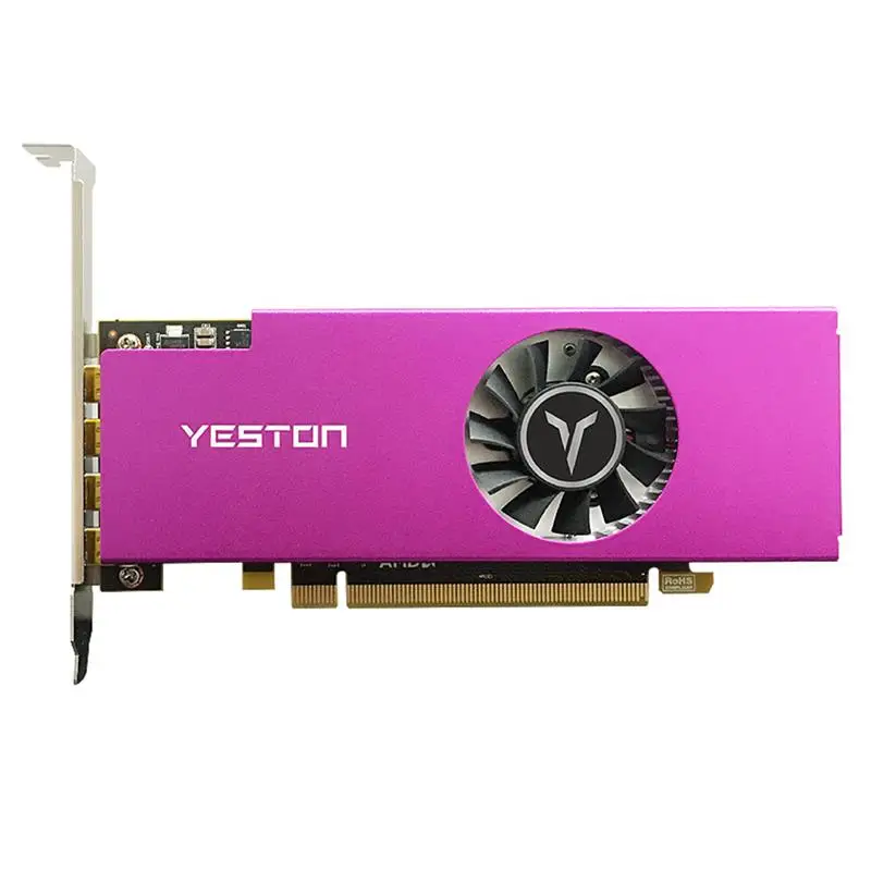 Online Yeston Grafikkarte R7 350 2G D5 4 COMPUTER-TV-ANSCHLUSSKABEL MINIDP 6-bildschirm Unterstützung Split Screen 750/4000MHz 2G/128bit/GDDR5 Mit 6 Mini DP Ports