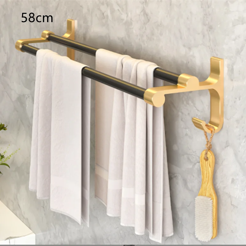 Bathroom Hardware Set Gold Bath Towel Holder Rack for Wall Toilet Paper Holder  Bathroom Accessories Set enlarge
