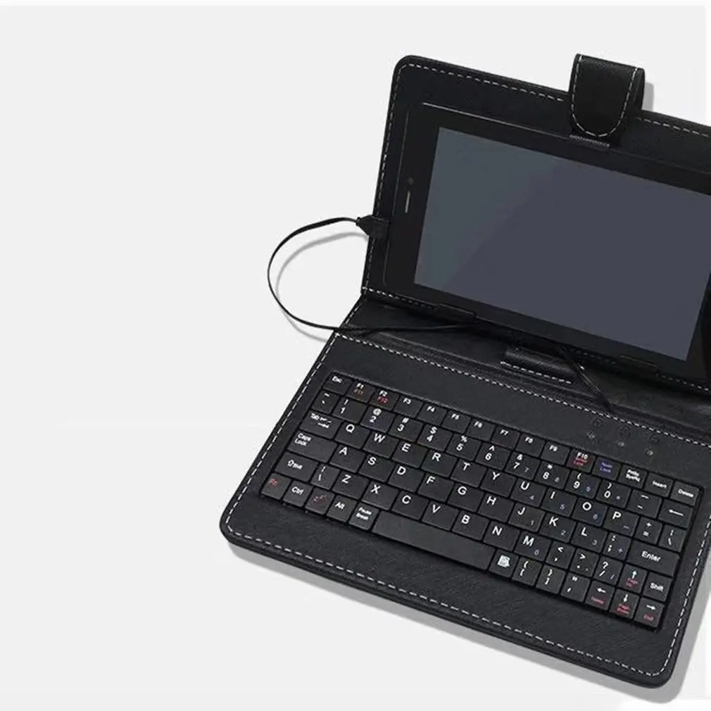 Универсальная кожаная клавиатура 7 дюймов 85 дюйма 8 9 10 1 дюйма|Чехлы для планшетов