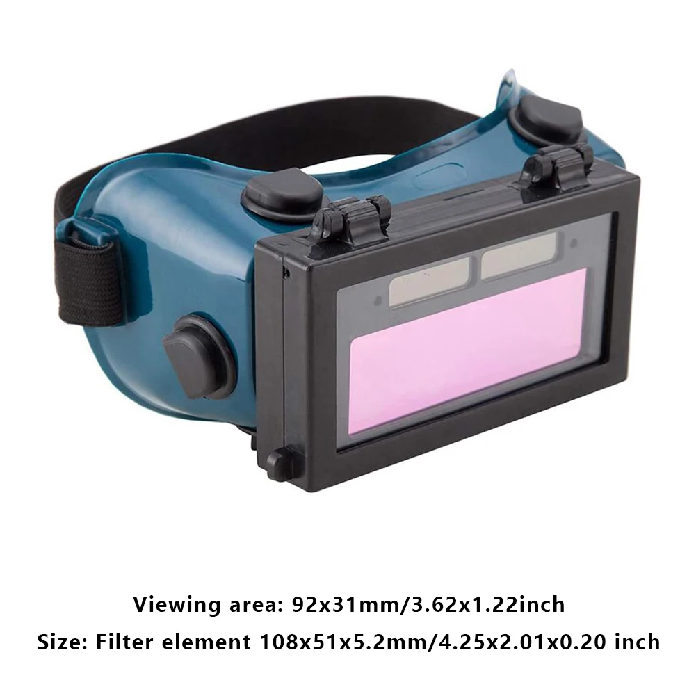 

Auto Dimming Welder Welding Goggles Solar Powered LCD Welder Eye protection Goggles Glasses Equipment Eyeshade Patch Eyes