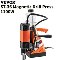 vevor st 36 1100w magnetic drill press mag drilling machine kit with 611pc 1in hss cutter for industrial steel fabrication work