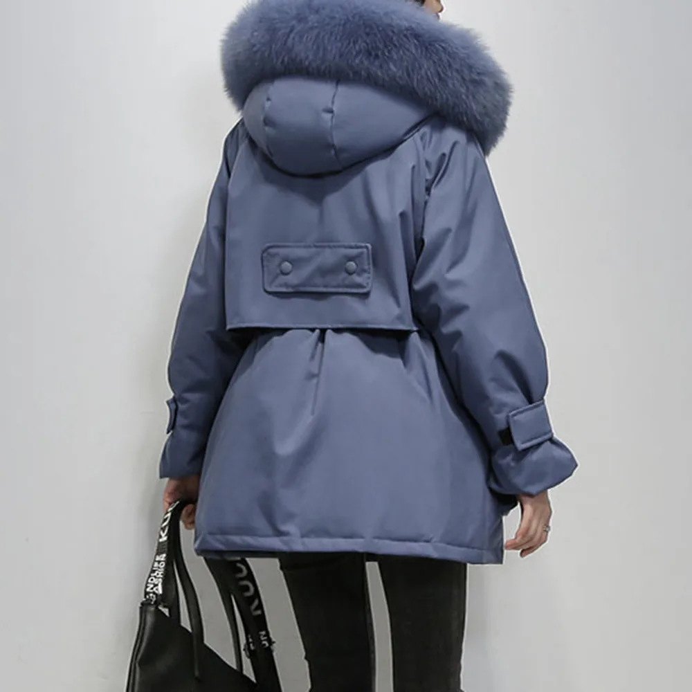 

Women Cotton Padded Jacket Ladies Fashion Casual Jacket Autumn And Winter Korean Style Parkas Jacket Warm Winter Over Wear Coat