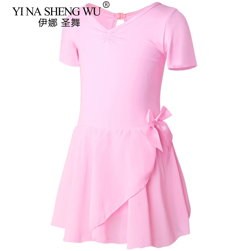 Летнее платье для девочек балетные гимнастические леотарды выступлений