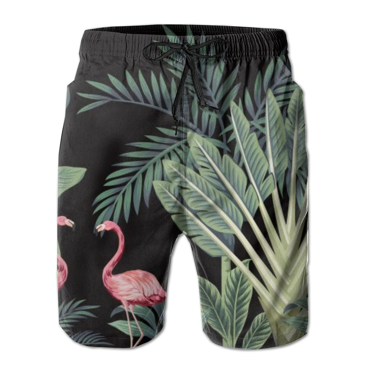 Men's Beach Short Swim Shorts Tropical Vintage Wild Birds Palm Tree Surfing Maillot De Bain Sport Board Swimwear | Мужская одежда