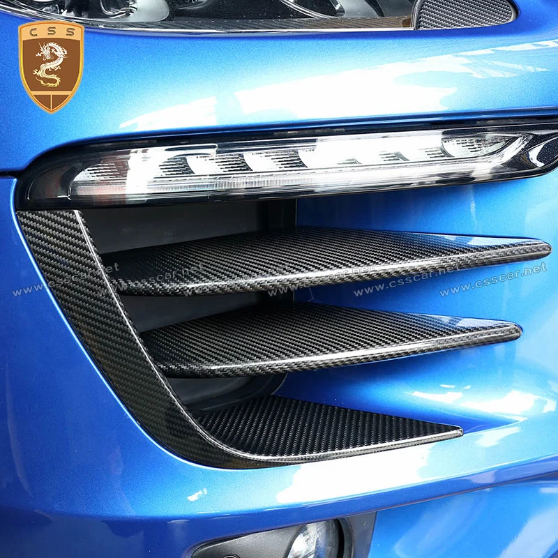 6 шт. передняя противотуманная фара из углеродного волокна накладка на боковую