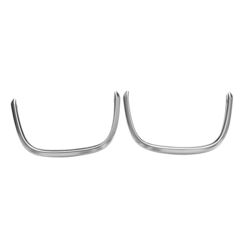 

2 Pcs ABS Matte Chrome Rear Back Net Frame Cover Trim for BMW 2 Series 218I F45 F46 2016 2017 Car Accessories