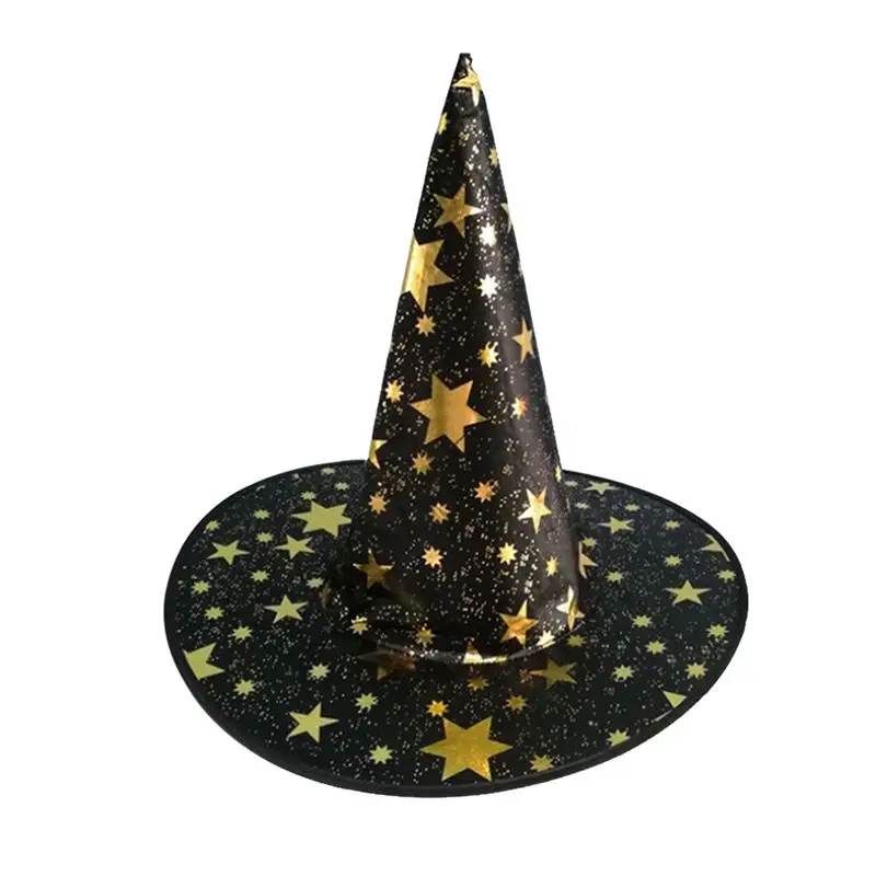 6 шт. черная звезда Хэллоуин ведьма шляпа украшение для Хэллоуина костюм