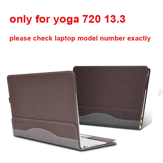 coffee Индивидуальный Дизайн чехол для lenovo Yoga 720 13,3 720-13 720-13IKB рукав PU кожаный кейс для ноутбука пленка экрана стилус подарок - Цвет: coffee