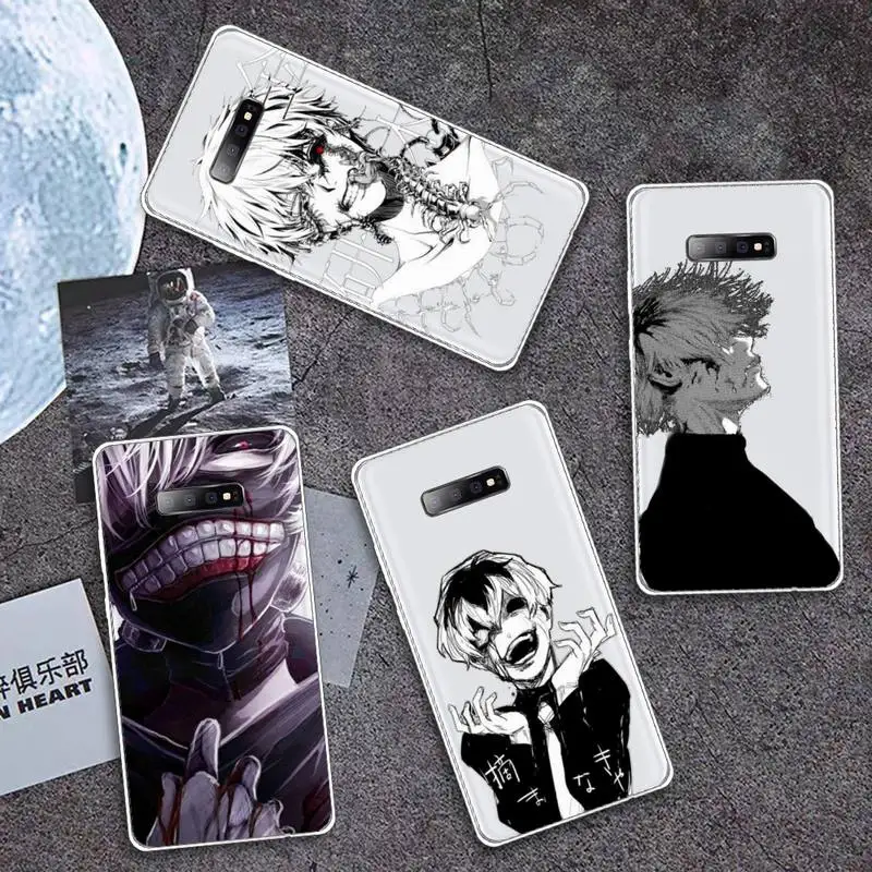 

Tokyo Ghouls kaneki ken anime Phone Case Transparent for Samsung A71 S9 10 20 HUAWEI p30 40 honor 10i 8x xiaomi note 8 Pro 10t11