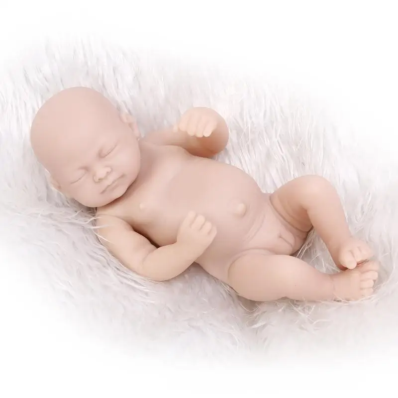 Reborn Doll Kit Неокрашенная модель неготового продукта полная конечность Анатомически правильная форма