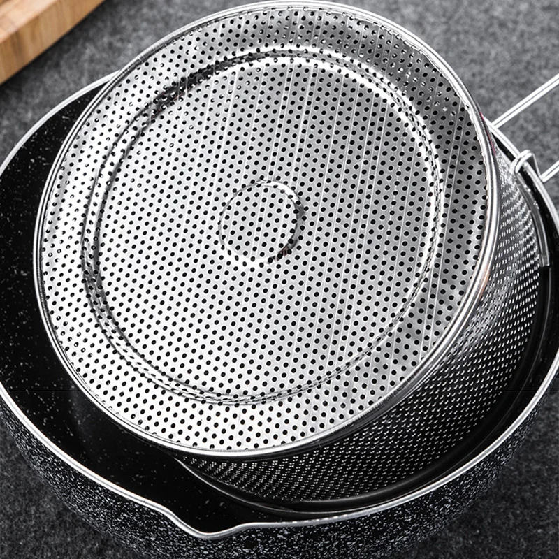Кухонное сито сливная корзина Сетчатое для масла дуршлаг муки инструменты жарки