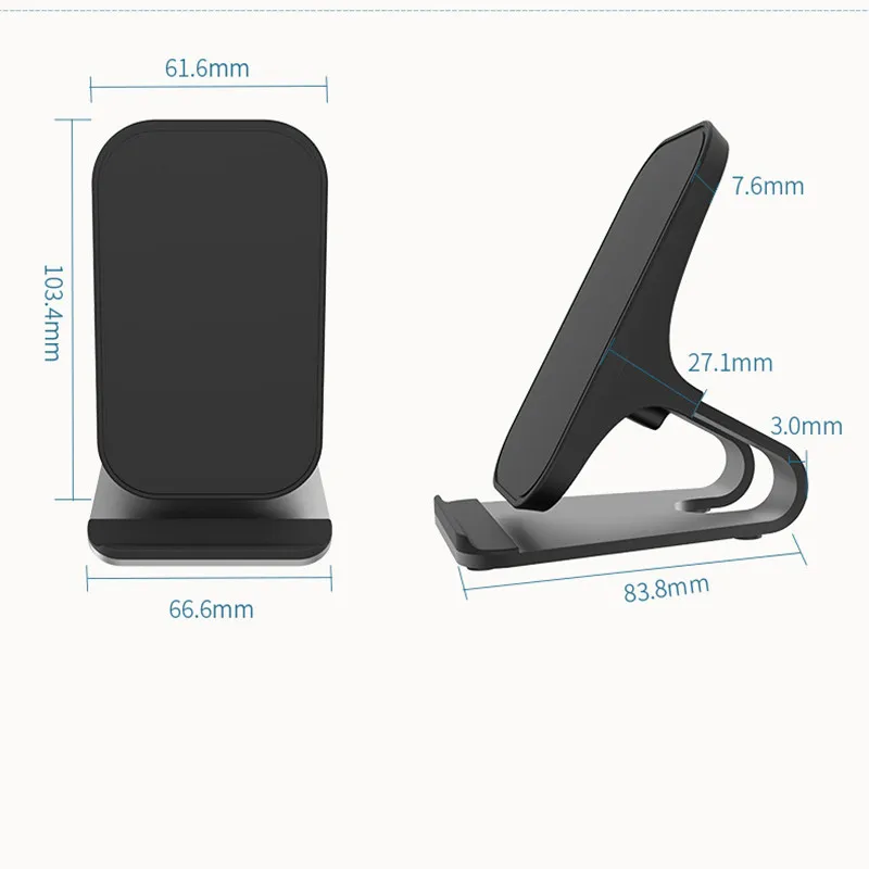 

mindzo Wireless Charger for iPhone X 8 Plus max 10W Wireless Charging for Samsung Galaxy S8 S9 S7 Edge Qi USB Wireless Charger