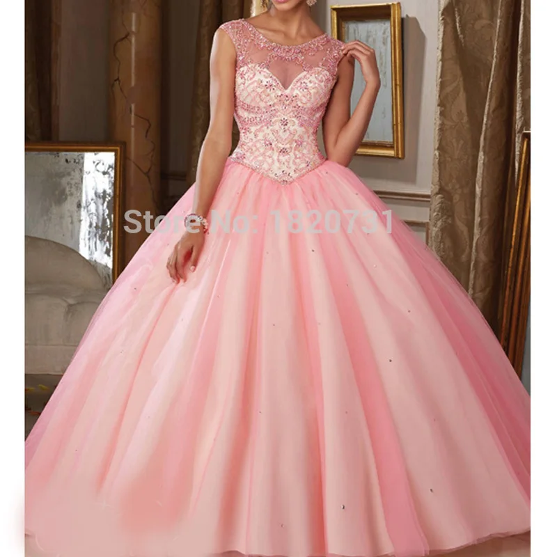 Vestidos de 15 anos синие розовые платья Quinceanera дешевые ювелирные изделия бальное платье