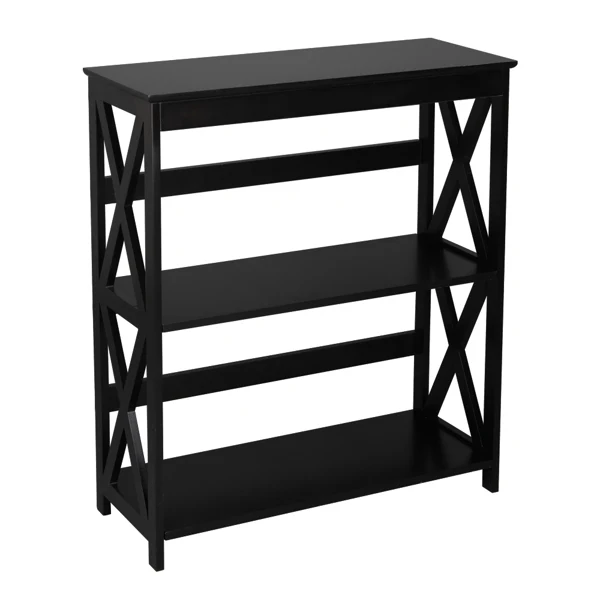 3-Tier Ladder Bookcase Storage Rack Wood Shelf Modern shelf Brown Color | Дом и сад